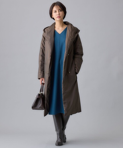 自由区（ジユウク） ダウンコート ダウンジャケット ADSシャンブレー