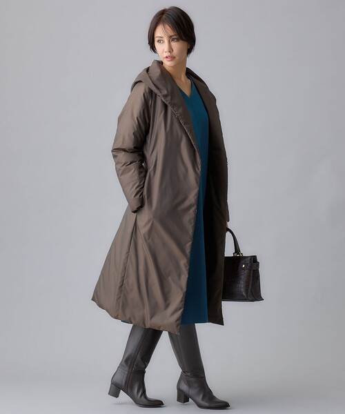 自由区（ジユウク） ダウンコート ダウンジャケット ADSシャンブレー