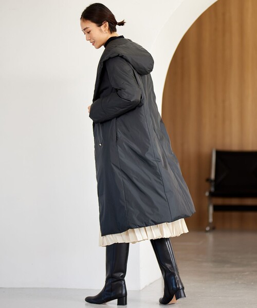 自由区（ジユウク） ダウンコート ダウンジャケット ADSシャンブレー