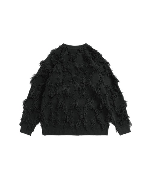 セーター ニット Relaxed Tassel Design Sweater/リラックスタッセルデザインニットセーター メンズ