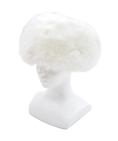 帽子 ハット an meets zakka ショートファーロシアンハット レディース