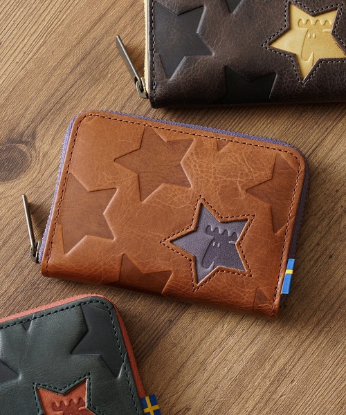 moz（モズ） 財布 starシリーズ ラウンドファスナー小銭入れ ミニ財布