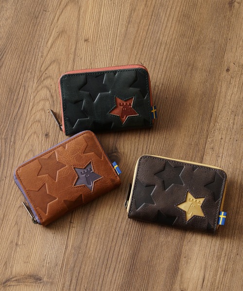 小物 e2 moz（モズ） 財布 starシリーズ ラウンドファスナー小銭入れ ミニ財布