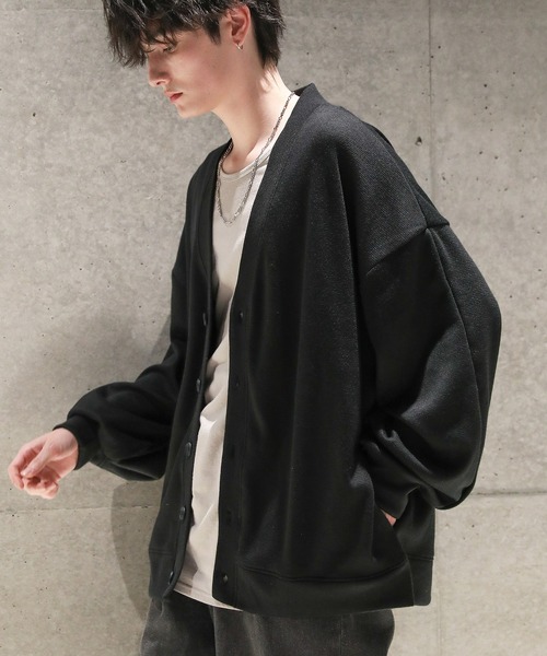 ASTRONOMY カーディガン ハイゲージミラノリブバルーン袖カーディガン