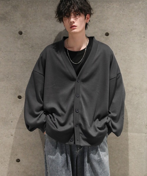 ASTRONOMY カーディガン ハイゲージミラノリブバルーン袖カーディガン