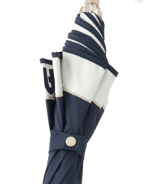 FURLA（フルラ） 傘 晴雨兼用日傘 長傘 カラーブロックロゴ レディース