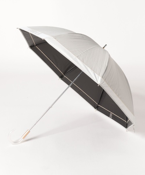 FURLA（フルラ） 傘 晴雨兼用日傘 長傘 カラーブロックロゴ レディース