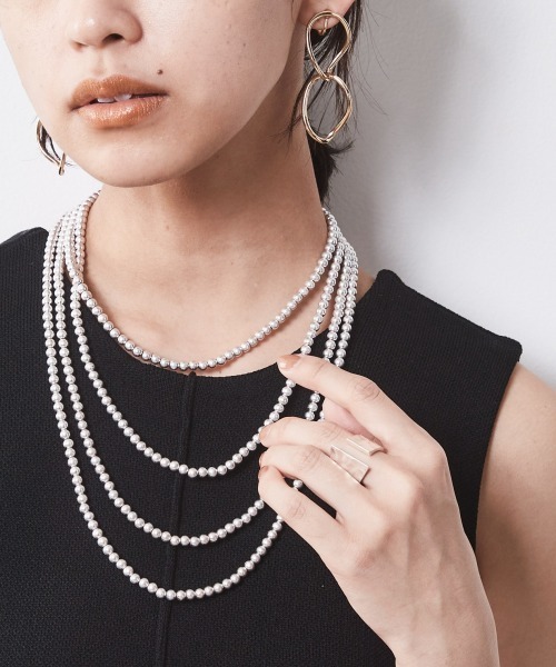 CHIC STYLE（シックスタイル） ネックレス 「大きいサイズ」スモーキー