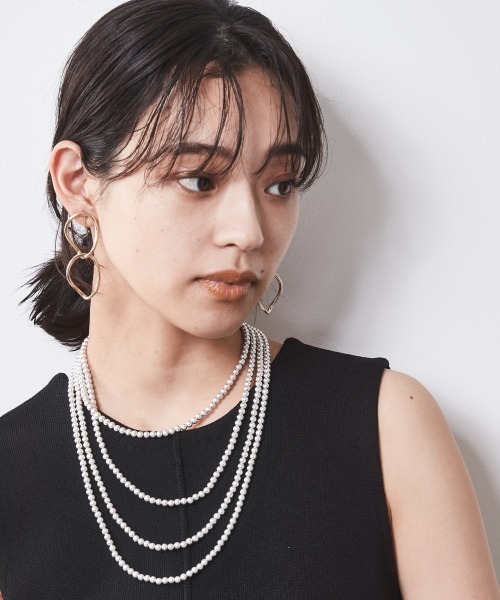 CHIC STYLE（シックスタイル） ネックレス 「大きいサイズ」スモーキー