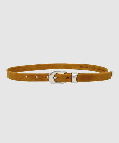 OURLEGACY ベルト OUR LEGACY | BELT 2CM / BLACK LEATHER 2CMレザーベルト – STOCK