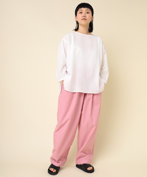 tシャツ B2832 コットンリネンワイドブラウス レディース RNA-N tシャツ B2832 コットンリネンワイドブラウス レディース