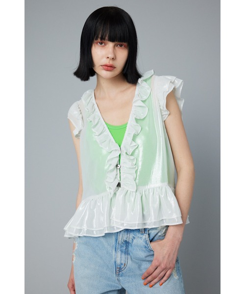 Many frill tops  メニーフリルトップス レディース