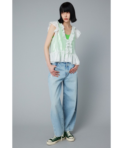 Many frill tops  メニーフリルトップス レディース HeRIN.CYE Many frill tops メニーフリルトップス レディース