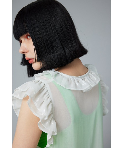 HeRIN.CYE Many frill tops メニーフリルトップス レディース