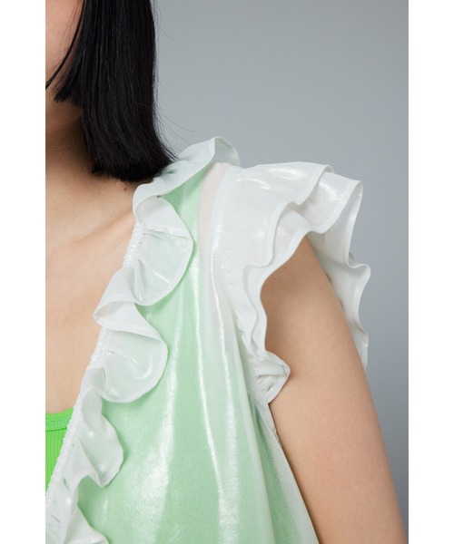 Many frill tops  メニーフリルトップス レディース HeRIN.CYE Many frill tops メニーフリルトップス レディース