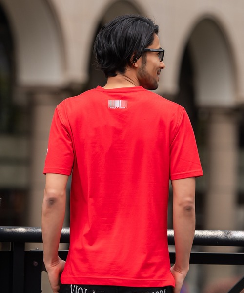 VIOLA tシャツ 「VIOLA rumore/ヴィオラ ルモーレ」ステッチ天竺ライン