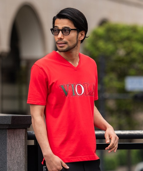 VIOLA tシャツ 「VIOLA rumore/ヴィオラ ルモーレ」ステッチ天竺ライン