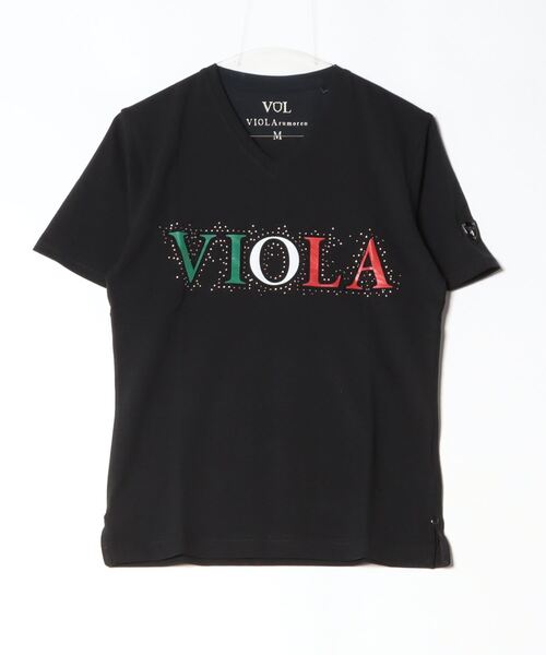 VIOLA tシャツ 「VIOLA rumore/ヴィオラ ルモーレ」ステッチ天竺ライン