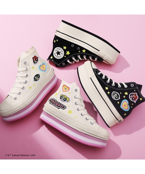 ALL STAR スニーカー CHUNKYLINE HI / THE POWERPUFF GIRLS