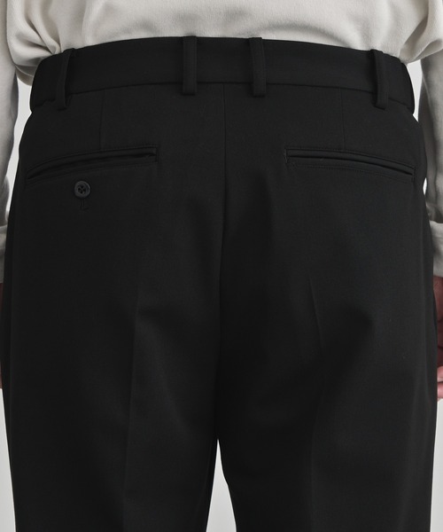 【美品】studios city ワイドスラックスパンツ テーパード STUDIOUS スラックス 「STUDIOUS×CITY TOKYO」ライクラワイド