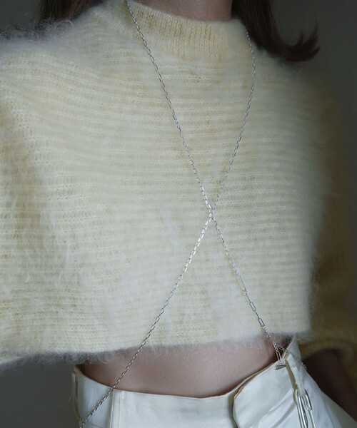in mood ロングネックレス in mood ネックレス 「in mood」BODY CHAIN ロングネックレス