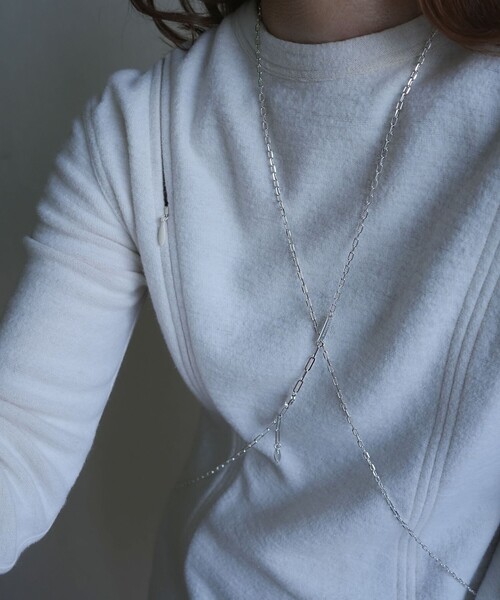 in mood ロングネックレス in mood ネックレス 「in mood」BODY CHAIN ロングネックレス