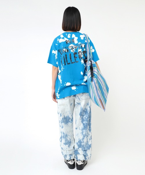 tシャツ M2276 ブラシブリーチＪＳＫ　ビッグＴ レディース M2276 ブラシブリーチJSK ビッグT(M ブルー): トップス - RNA