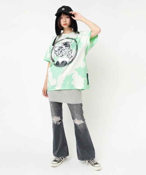 RNA tシャツ M2276 ブラシブリーチJSK ビッグT レディース
