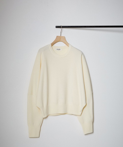 SALON adam et rope' トレーナー スウェット クロップドクルー