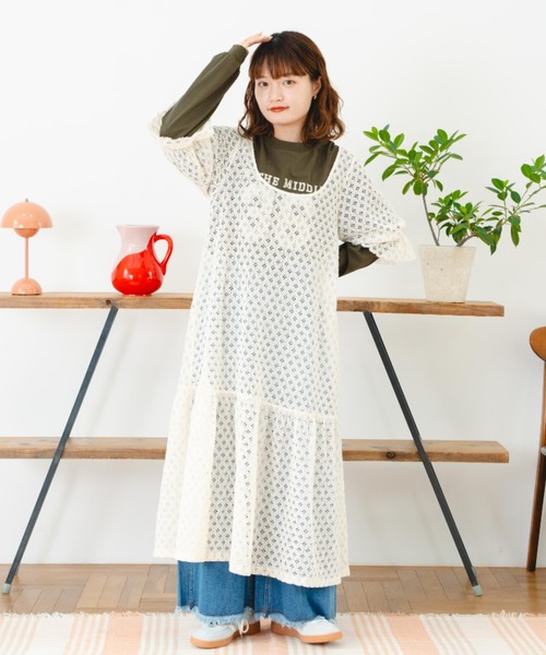 eLur tシャツ 「eLur」36 ナンバリングロンT レディース