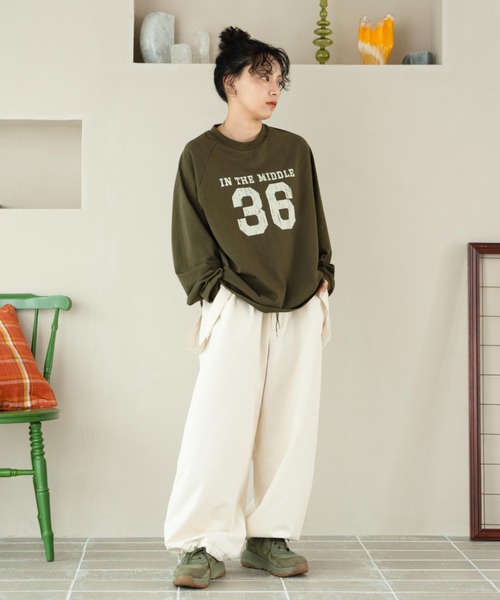 tシャツ 「eLur」36 ナンバリングロンT レディース eLur tシャツ 「eLur」36 ナンバリングロンT レディース