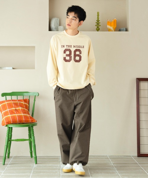 tシャツ 「eLur」36 ナンバリングロンT レディース eLur tシャツ 「eLur」36 ナンバリングロンT レディース