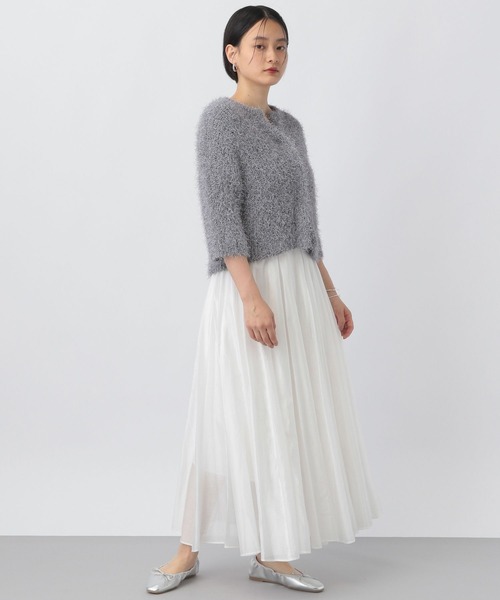 ラメフェザー半袖カーディガン ラメフェザー半袖カーディガン | JILL by JILL STUART（ジル