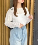 tシャツ 「WEB限定」シアートップス レディースの詳細画像4