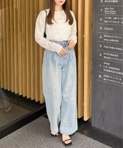 INGNI（イング） tシャツ 「WEB限定」シアートップス レディース