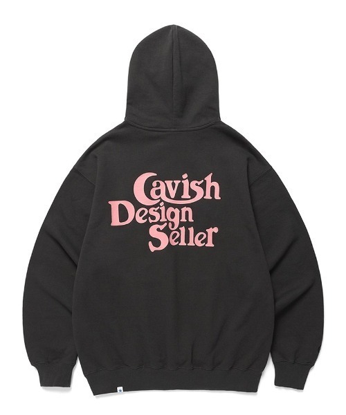 CAVISH ♥W SELLER LOGO INTARSIA KNIT/追跡付 Cavish