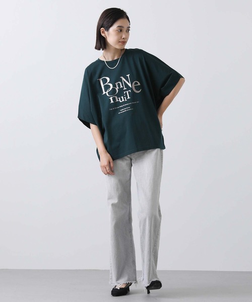 Tシャツ・カットソー Pleated Top marvelous by Pierrot tシャツ レディース カットソー フレア袖