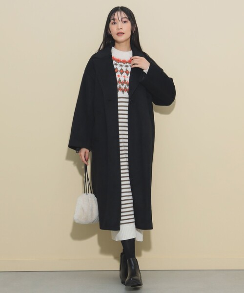 BEAMS HEART コート チェスターコート ロングチェスターコート