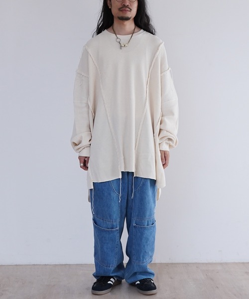 discoverd ディスカバード リメイクカットソー ロンTビンテージ DISCOVERED（ディスカバード） tシャツ DISCOVERED LOOPING WAFFLE