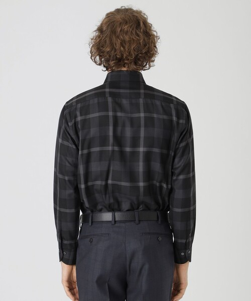 BLACK LABEL CRESTBRIDGE チェック柄シャツ L スマートテッククレストブリッジチェックシャツ（カジュアル