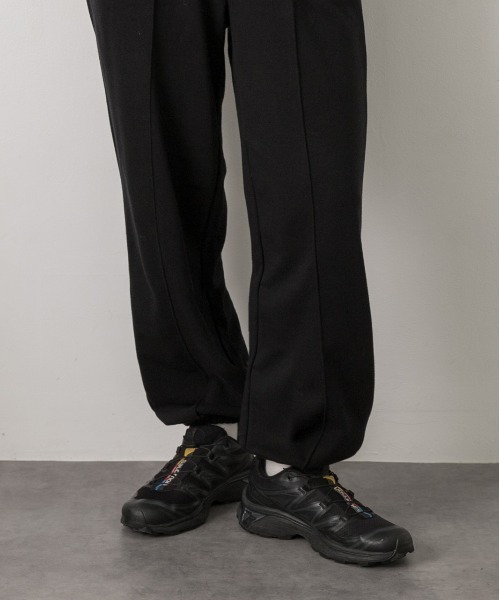 ad thie（アドティエ） スウェットパンツ ジャージ ピンタック 裏毛