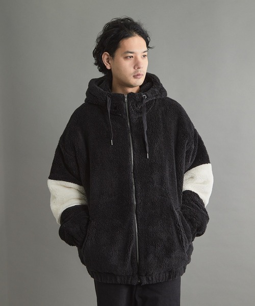 VIBGYOR ブルゾン アウター シャギーZIPパーカー(CN) メンズ