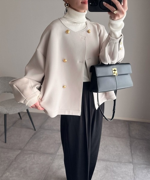 Emma Taylor（エマテイラー） ジャケット ノーカラージャケット