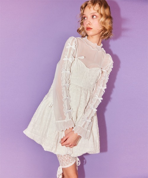 Candy Stripper DOLLY RIBBON TULLE トップス レディース