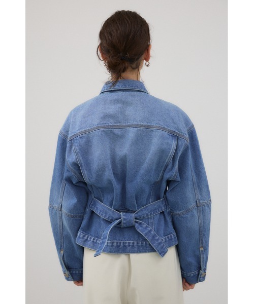 crie conforto デニムジャケット gジャン バックルベルトコクーンG