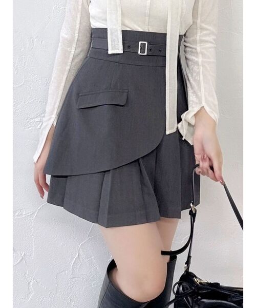 dazzlin（ダズリン） スカート レイヤードプリーツミニスカート