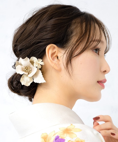 SOUBIEN（創美苑） 卒業式 flower髪飾り2点セット レディース