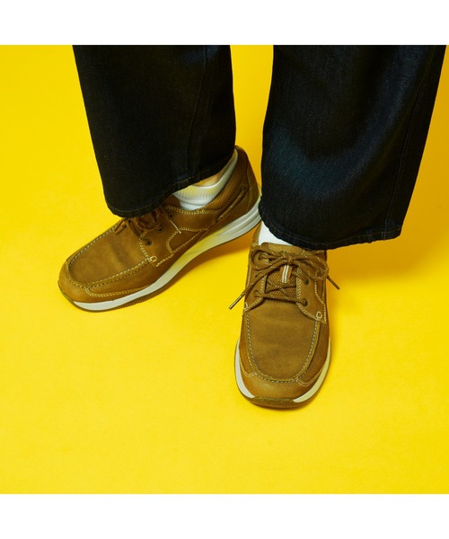 新品自宅保管品　Clarks オリーブヌバック 25センチ　uk6 Clarks Sailview Lace /セイルビューレース （ネイビーヌバック
