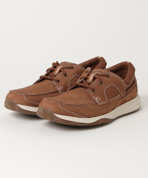 新品自宅保管品　Clarks オリーブヌバック 25センチ　uk6 Clarks Sailview Lace /セイルビューレース （ネイビーヌバック