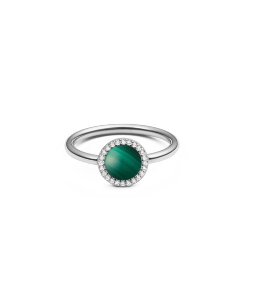 指輪 リング Audrey Ring Malachite マラカイト 天然石 リング ローズゴールド／ゴールド／シルバー レディース メンズの画像